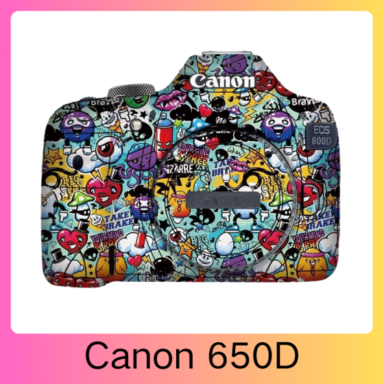 Corpo da Canon 650D - Pele câmera, adesivo câmera - com alta resistência a arranhões, à prova d'água e com design elegante.